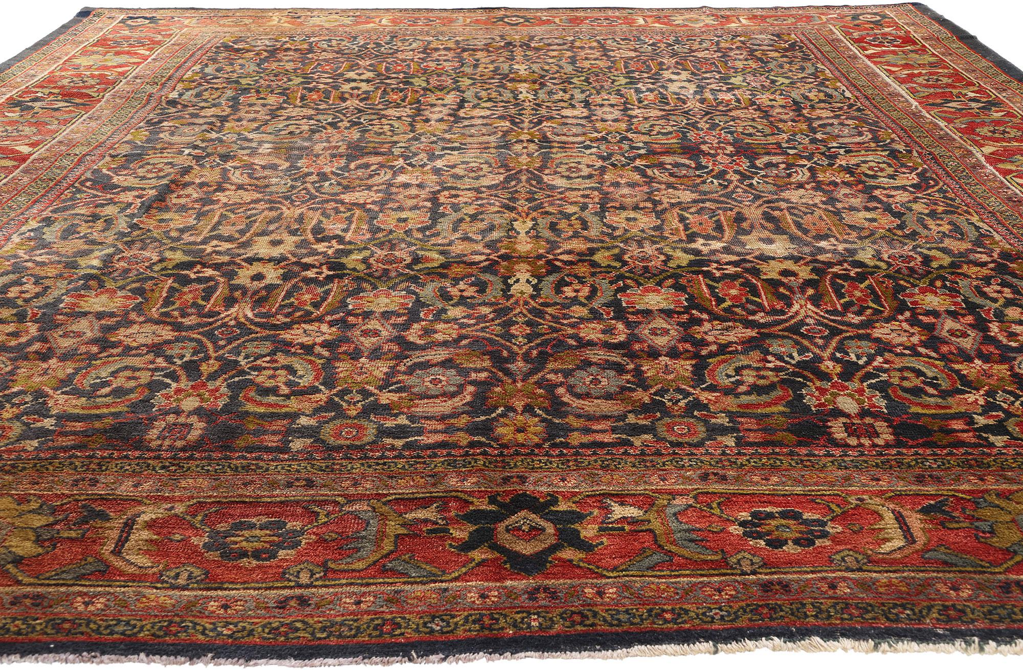 Antiker persischer Sultanabad-Teppich aus dem späten 19. Jahrhundert (Persisch) im Angebot