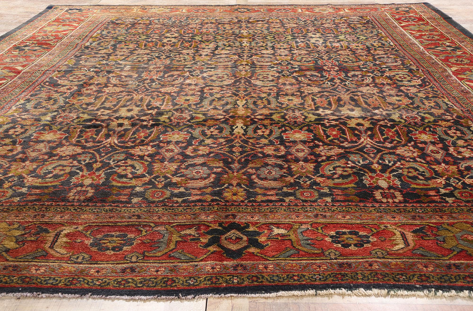 Antiker persischer Sultanabad-Teppich aus dem späten 19. Jahrhundert im Angebot 2
