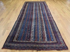 Late 19th Century Antique Persian Tribal Lori Buft Rug Shawl Des