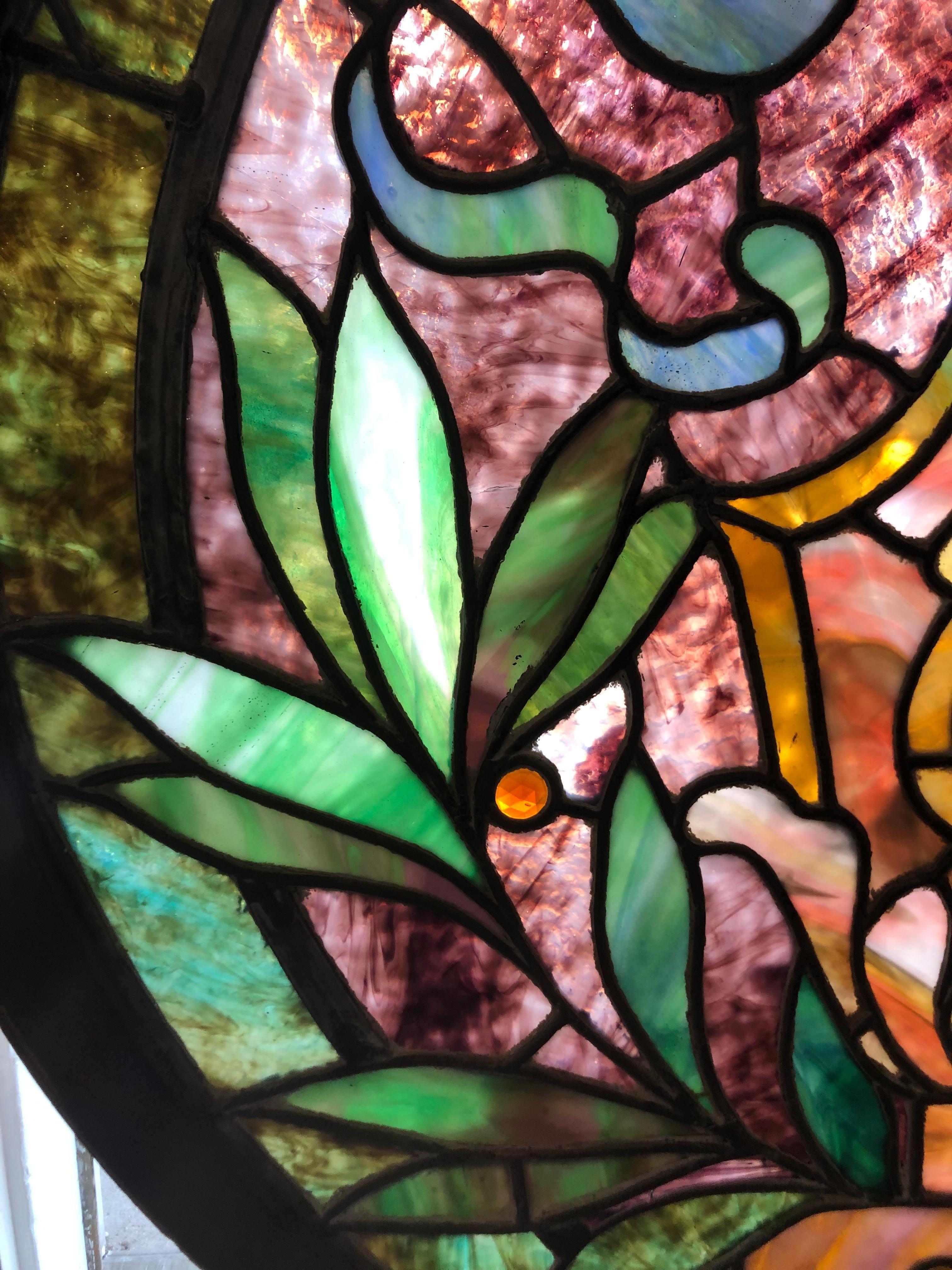 round window stained glass