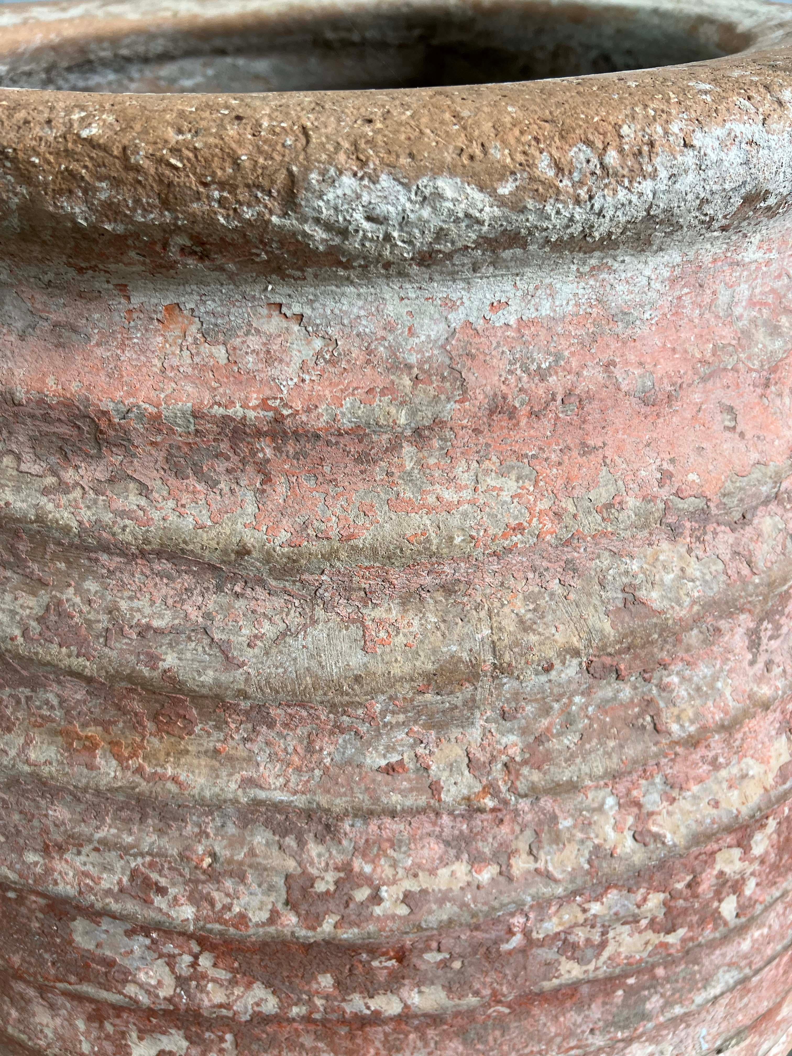 Late 19th Century Antique Spanish Terracotta Pot In Good Condition In Cirencester, GB