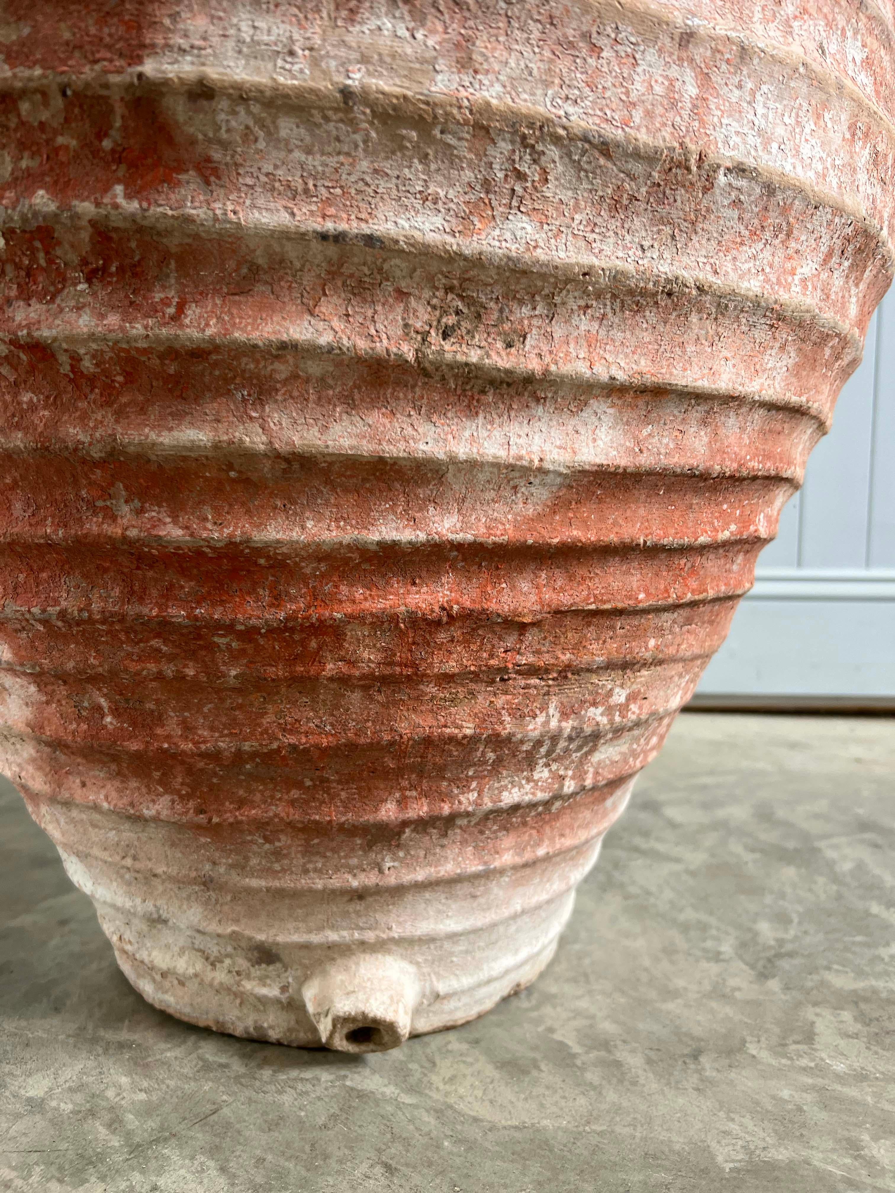 Late 19th Century Antique Spanish Terracotta Pot 1