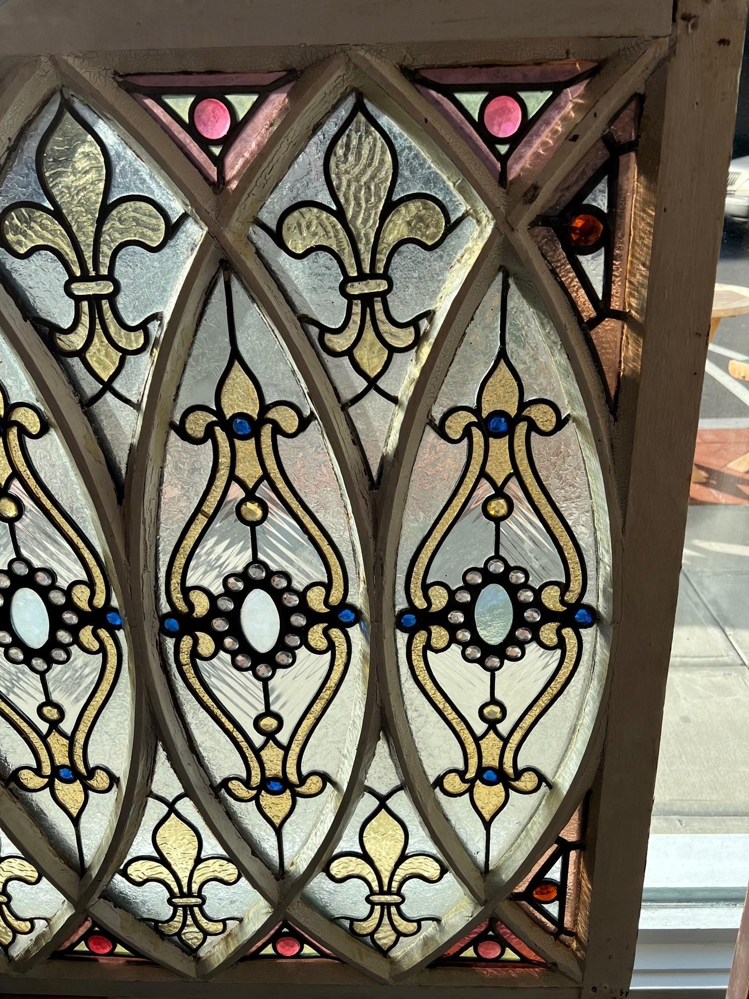 antique leaded glass windows