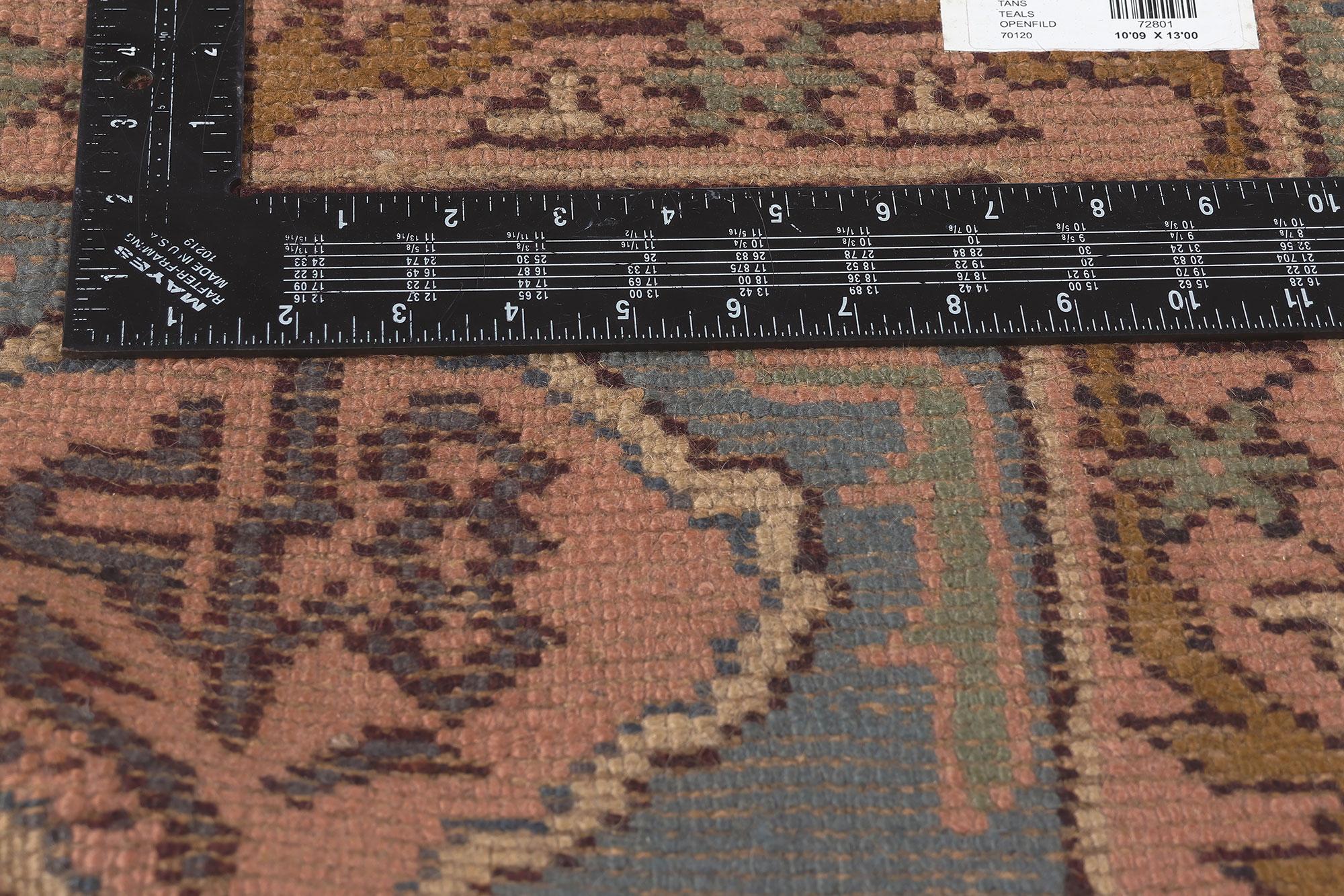XIXe siècle Fin du 19e siècle, ancien tapis turc Oushak avec calligraphie islamique en vente