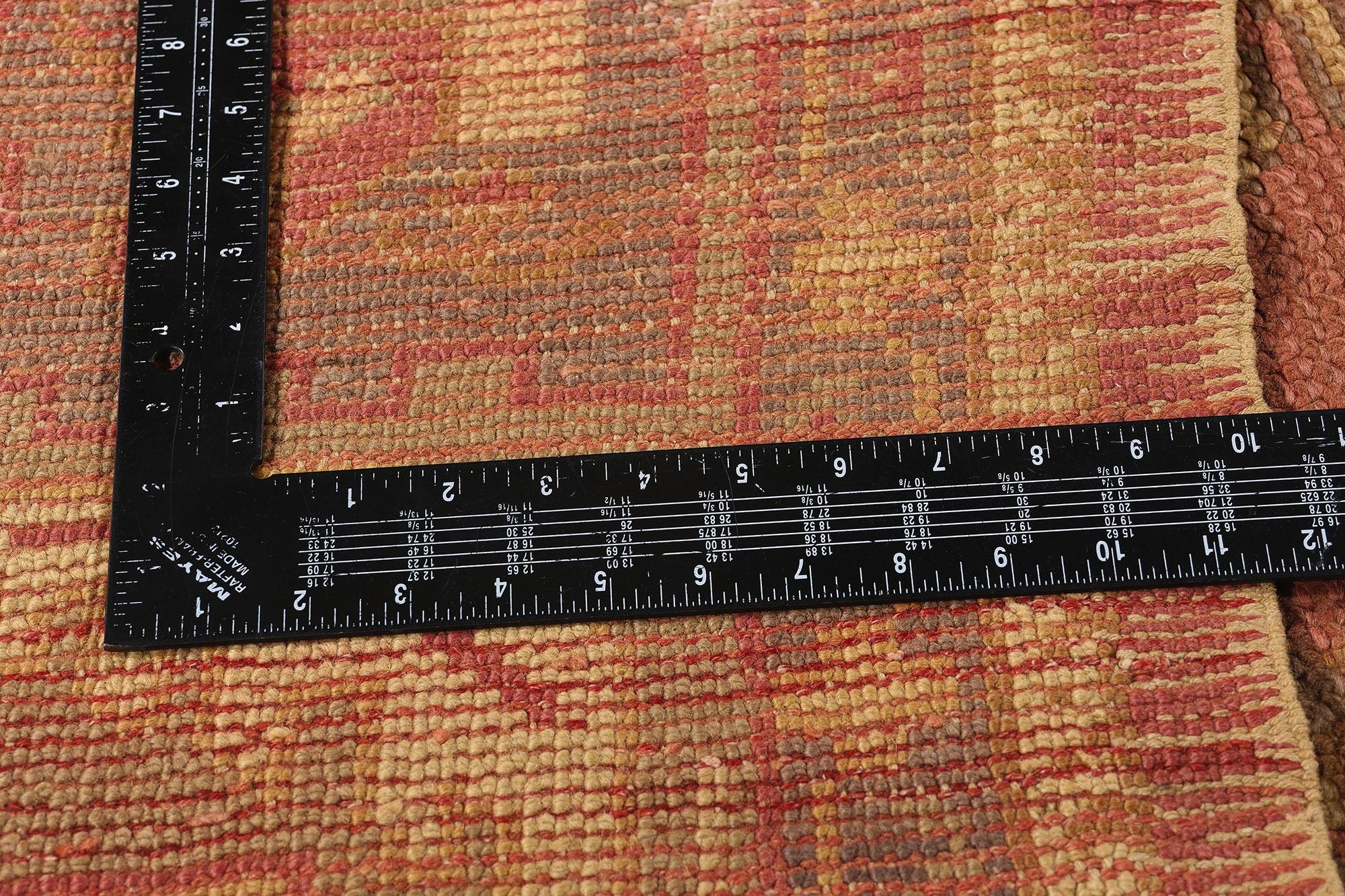 Late 19th Century Antique Turkish Oushak Rug with Traditional Style For Sale 1