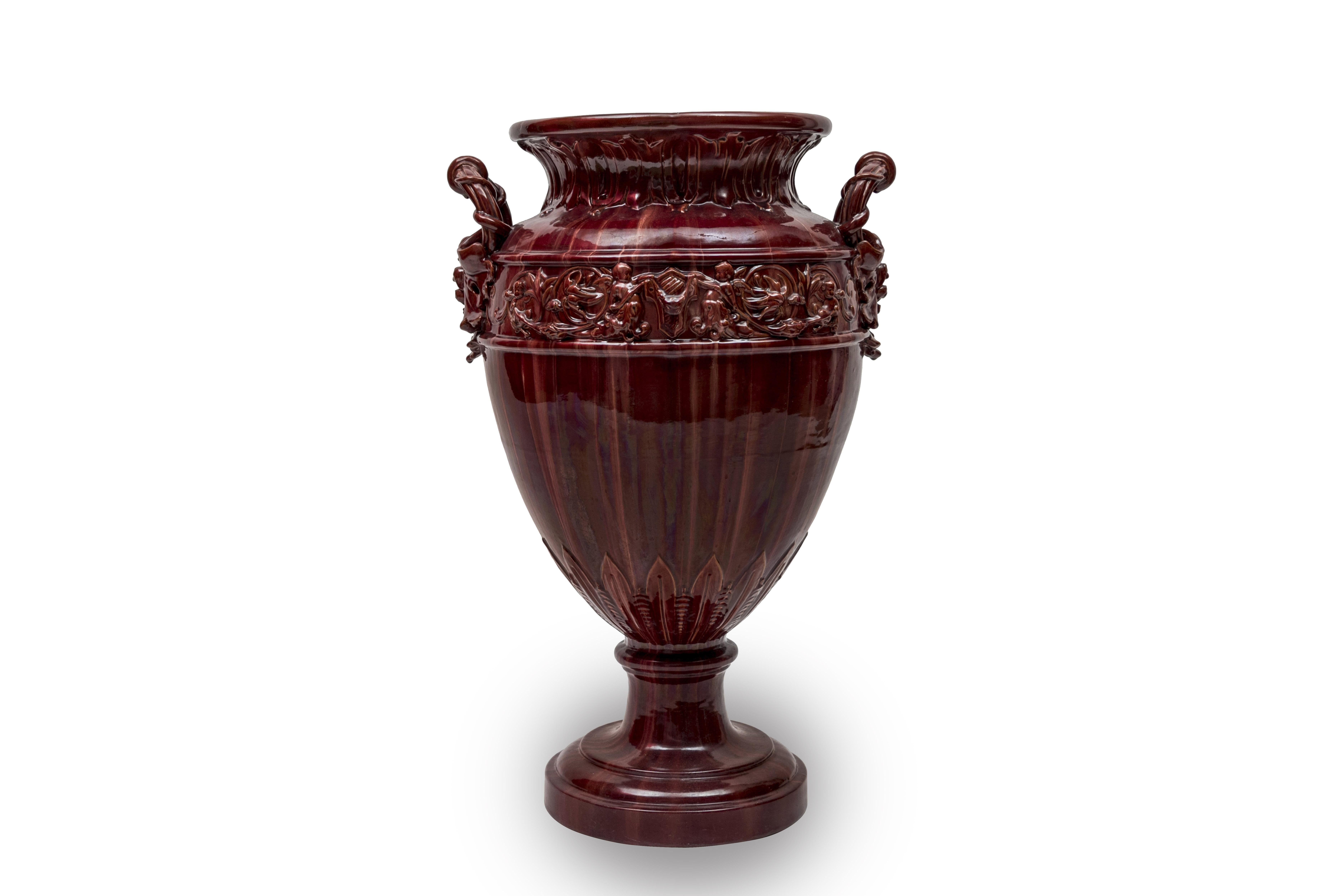 Neoclassical Late 19th Century Antique Vase For Sale