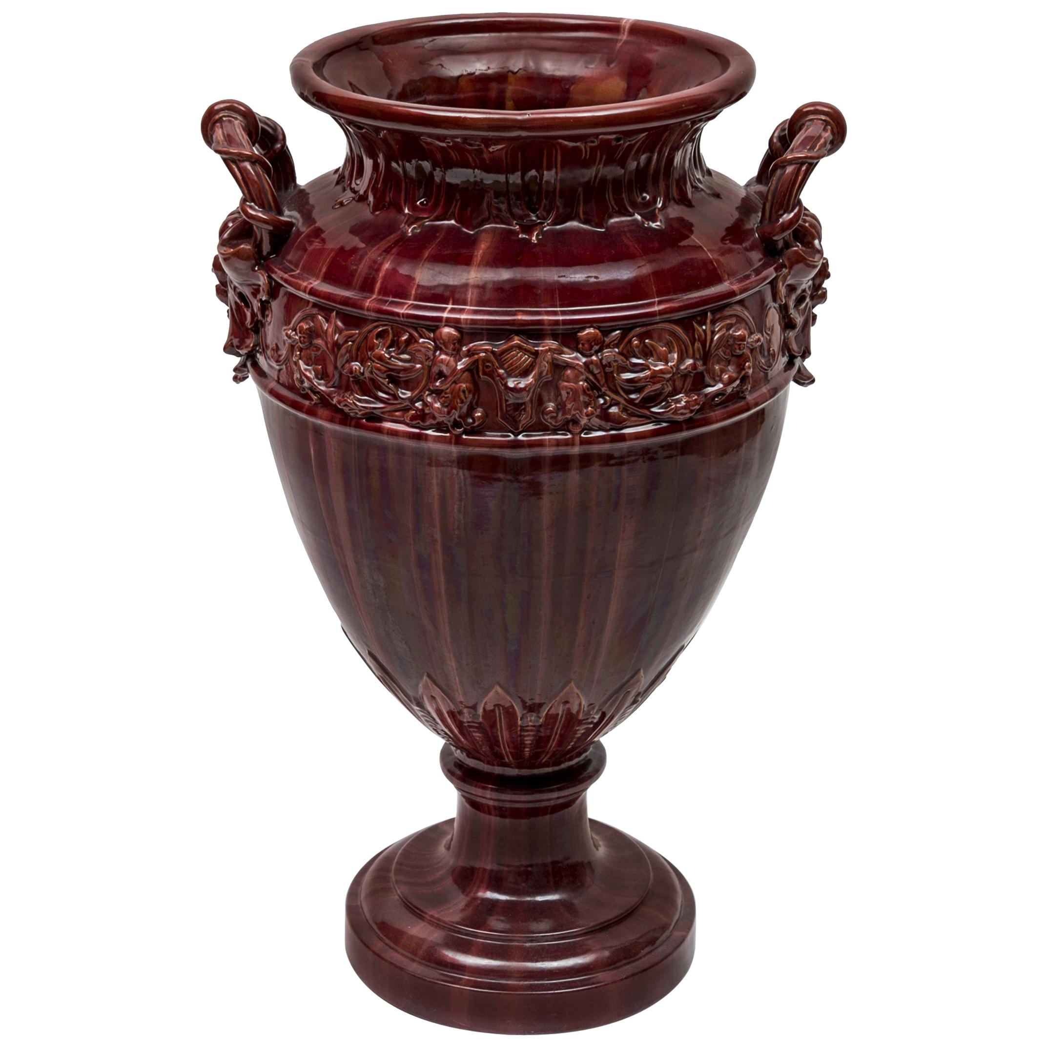 Late 19th Century Antique Vase For Sale