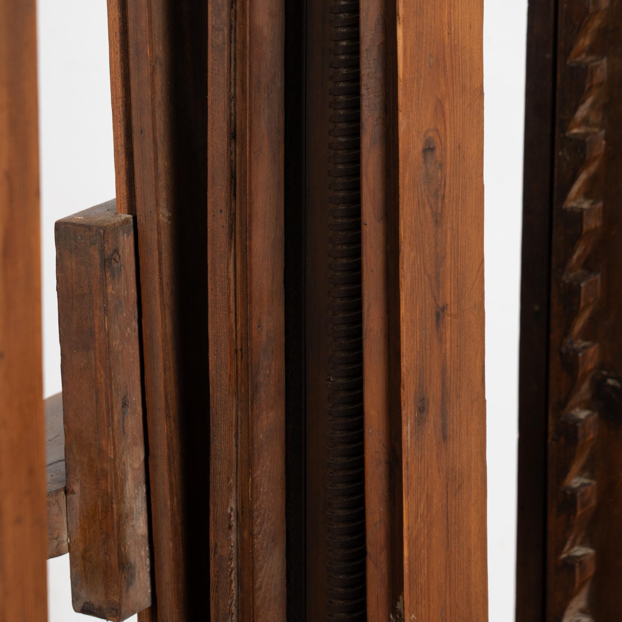 Cavalletto da pittore in legno antico della fine del XIX secolo in vendita 7