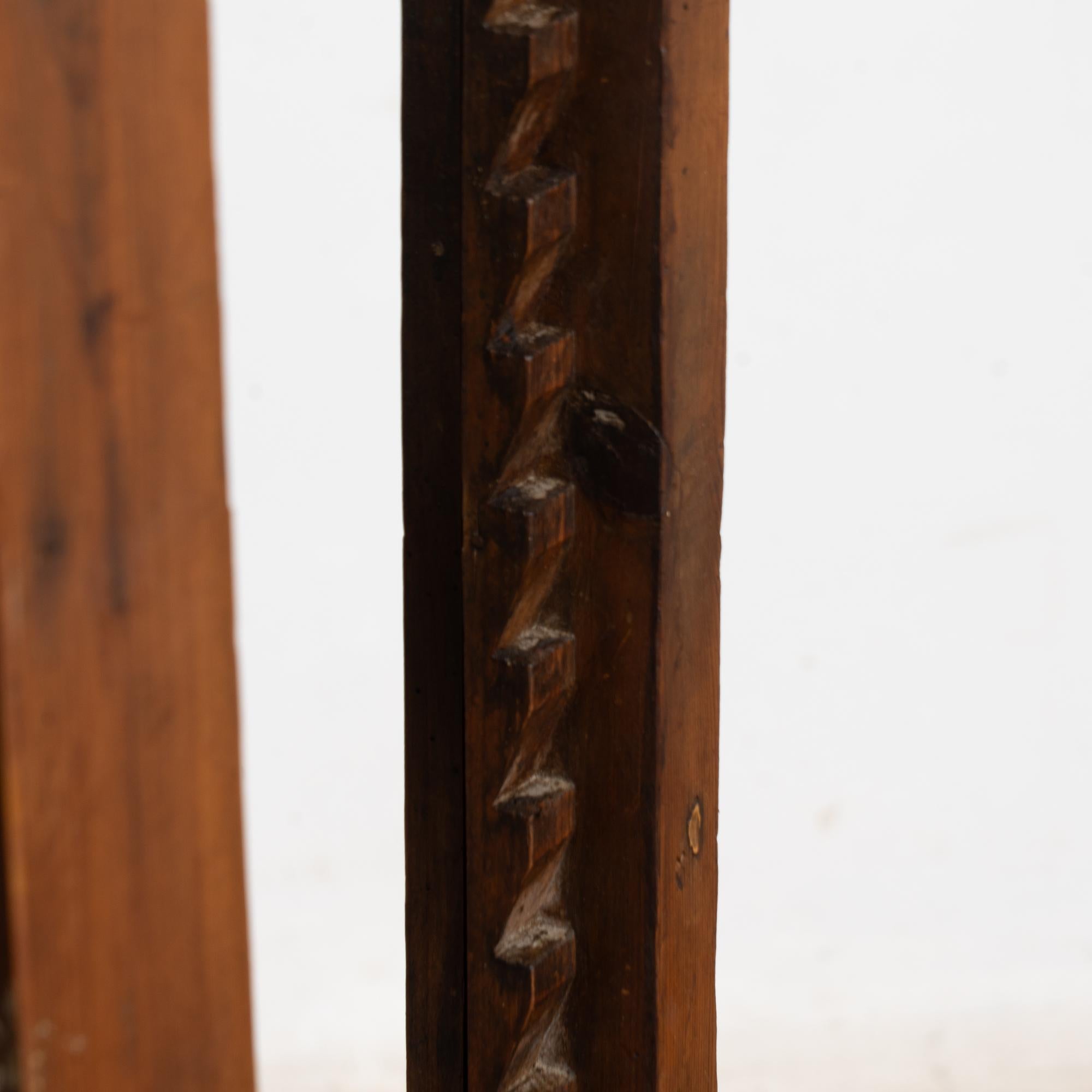 Cavalletto da pittore in legno antico della fine del XIX secolo in vendita 8