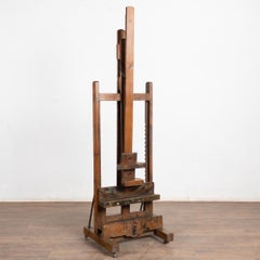 Late 19th Century Antique Wood Painter's Easel
