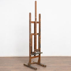 Late 19th Century Antique Wood Painter's Easel