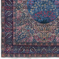 Late 19th Century Antique Wool Rug - Natural Dyed Room Rug