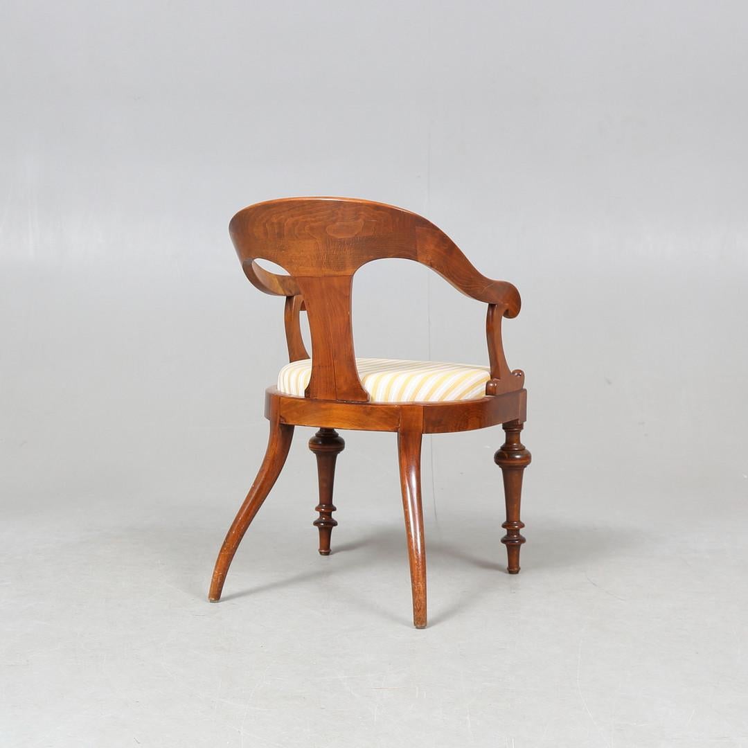 Late Victorian Late 19th Century Armchair Desk Chair