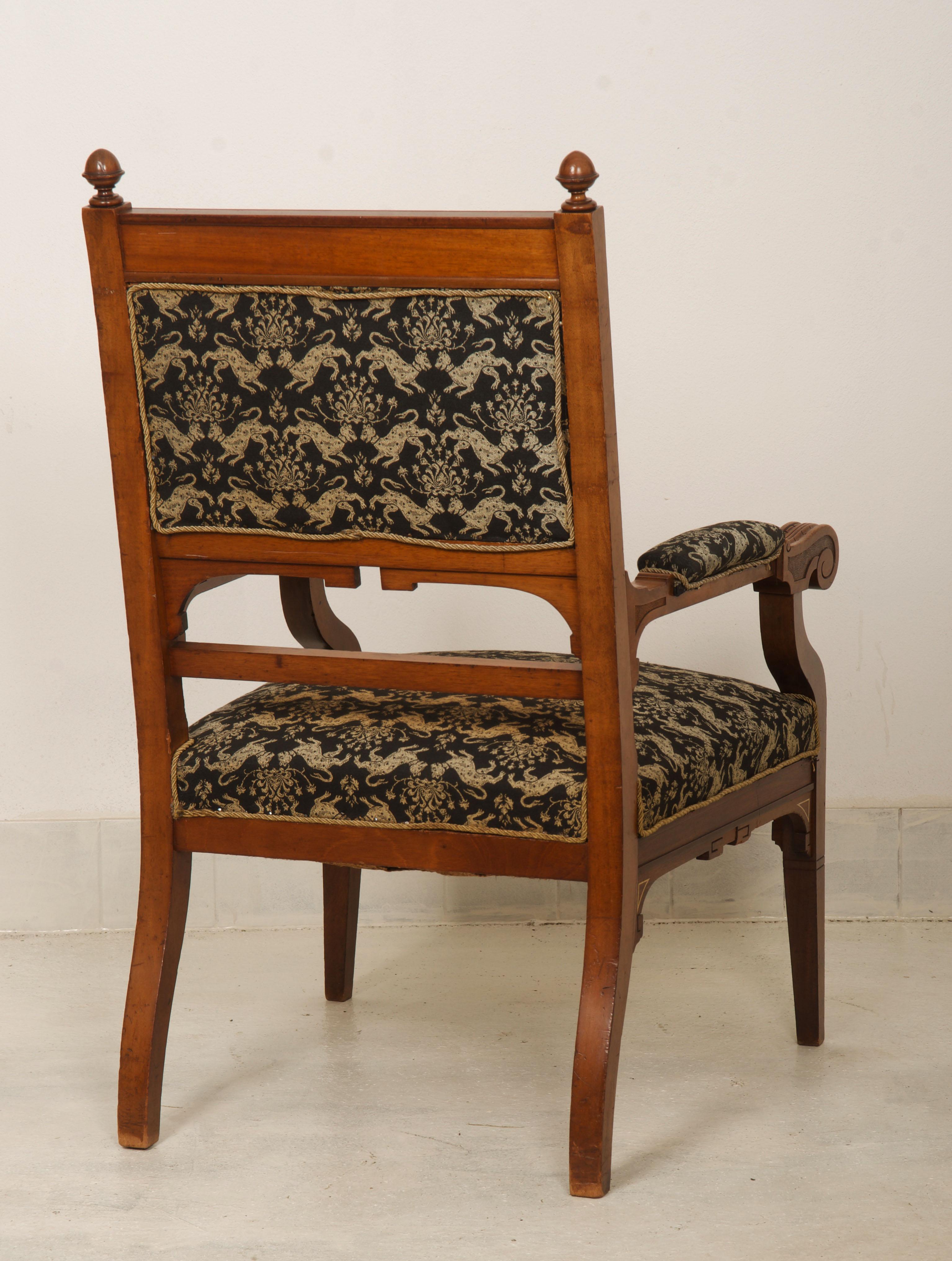 Late 19th Century Armchair Desk Chair For Sale 2