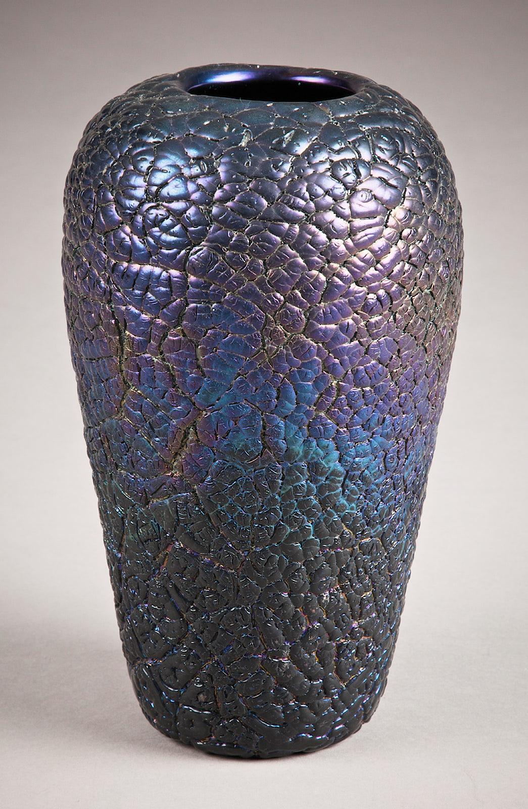 webb glass vase