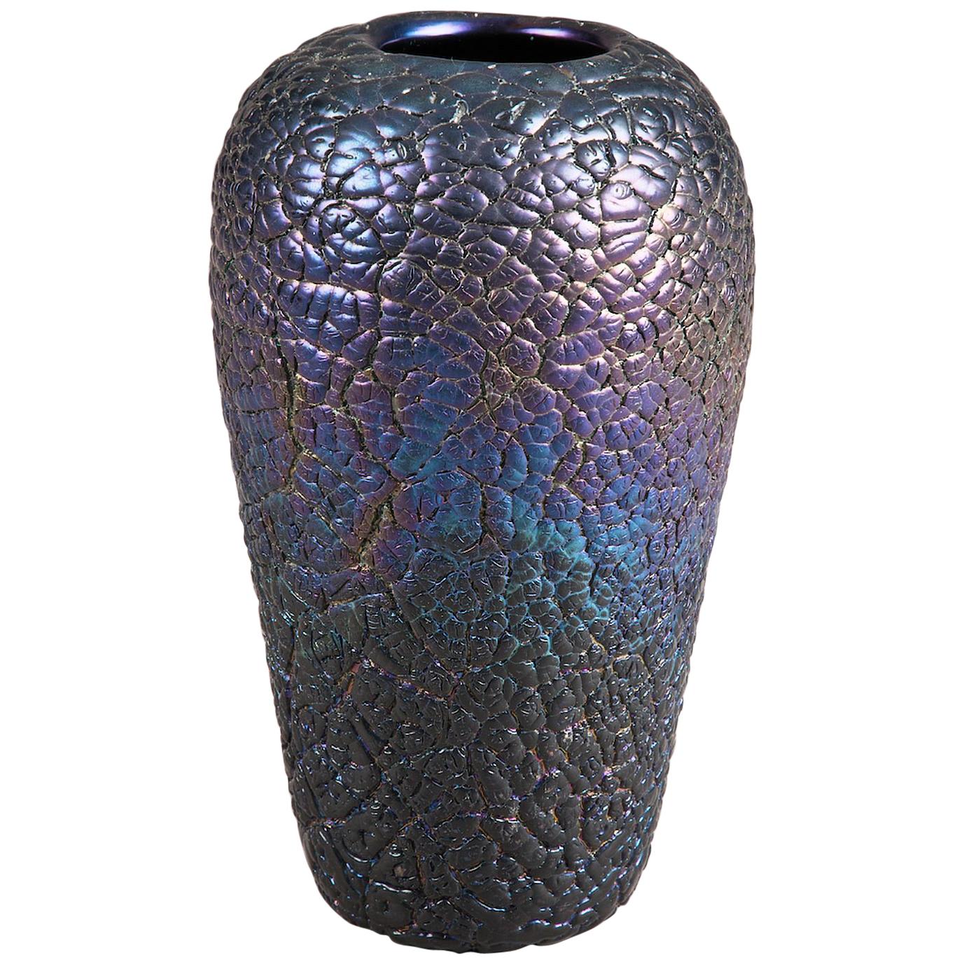 Late 19th Century Art Glass Vase by Thomas Webb, English, circa 1890 For Sale