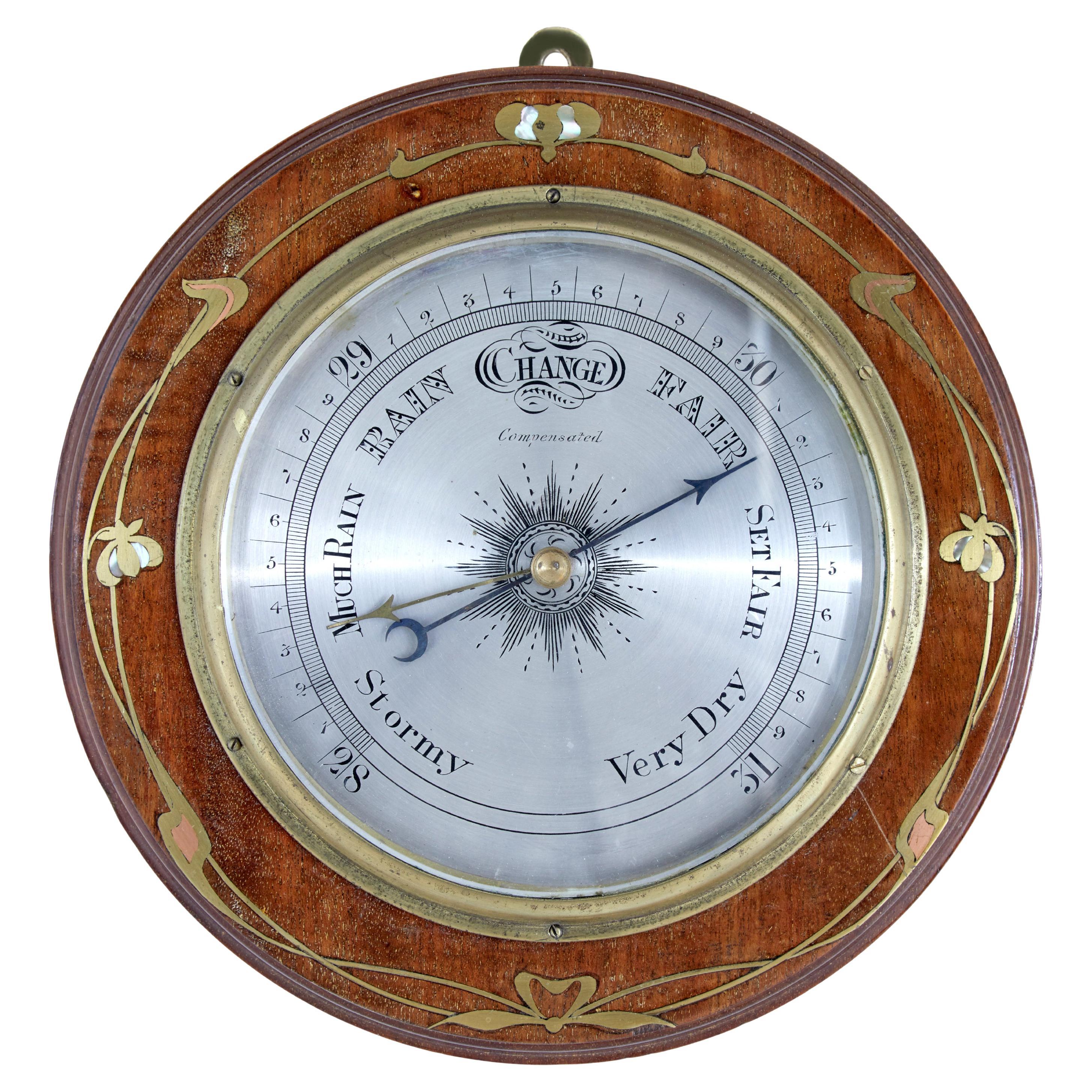 Late 19th Century Art Nouveau Barometer