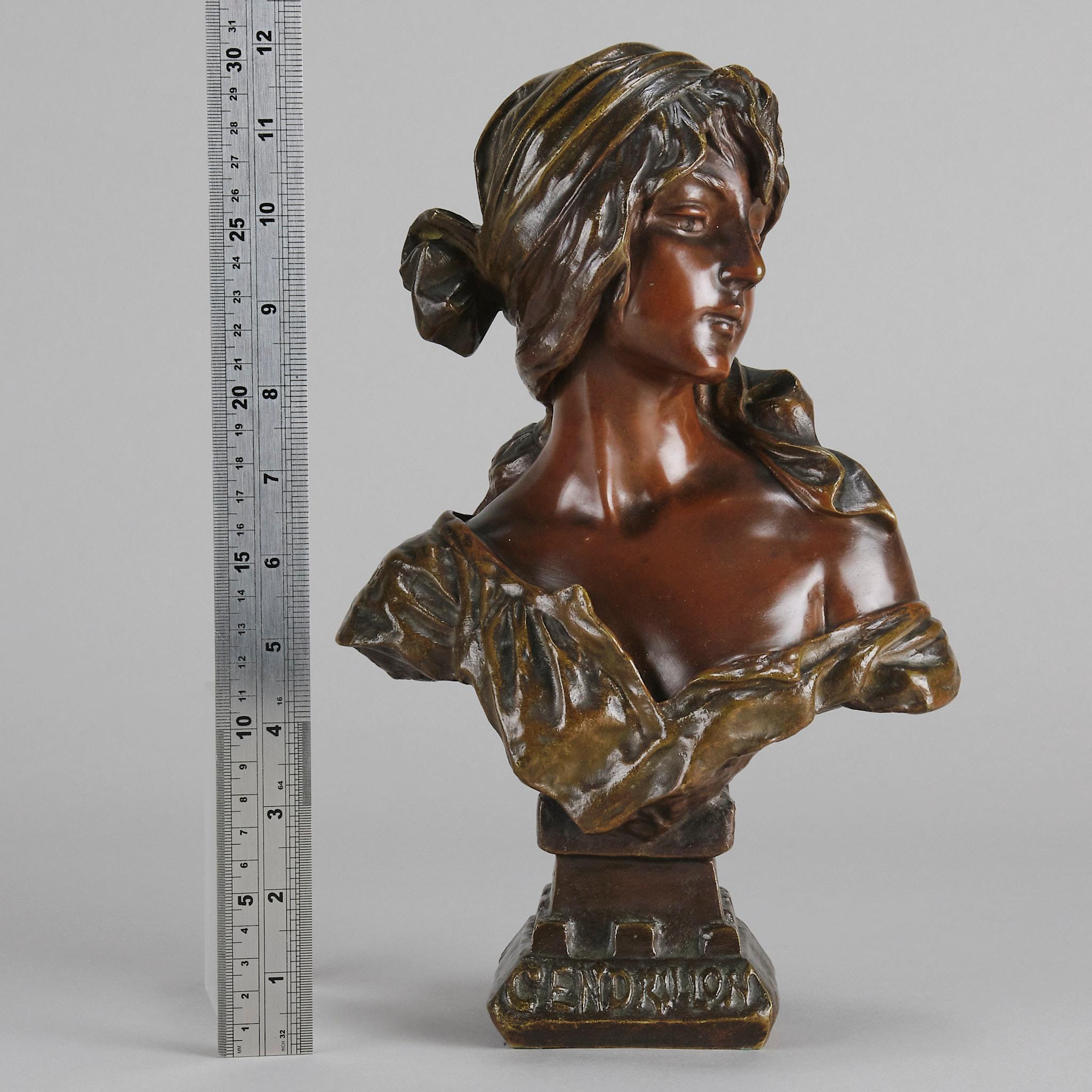 Late 19th Century Art Nouveau Bust Entitled 