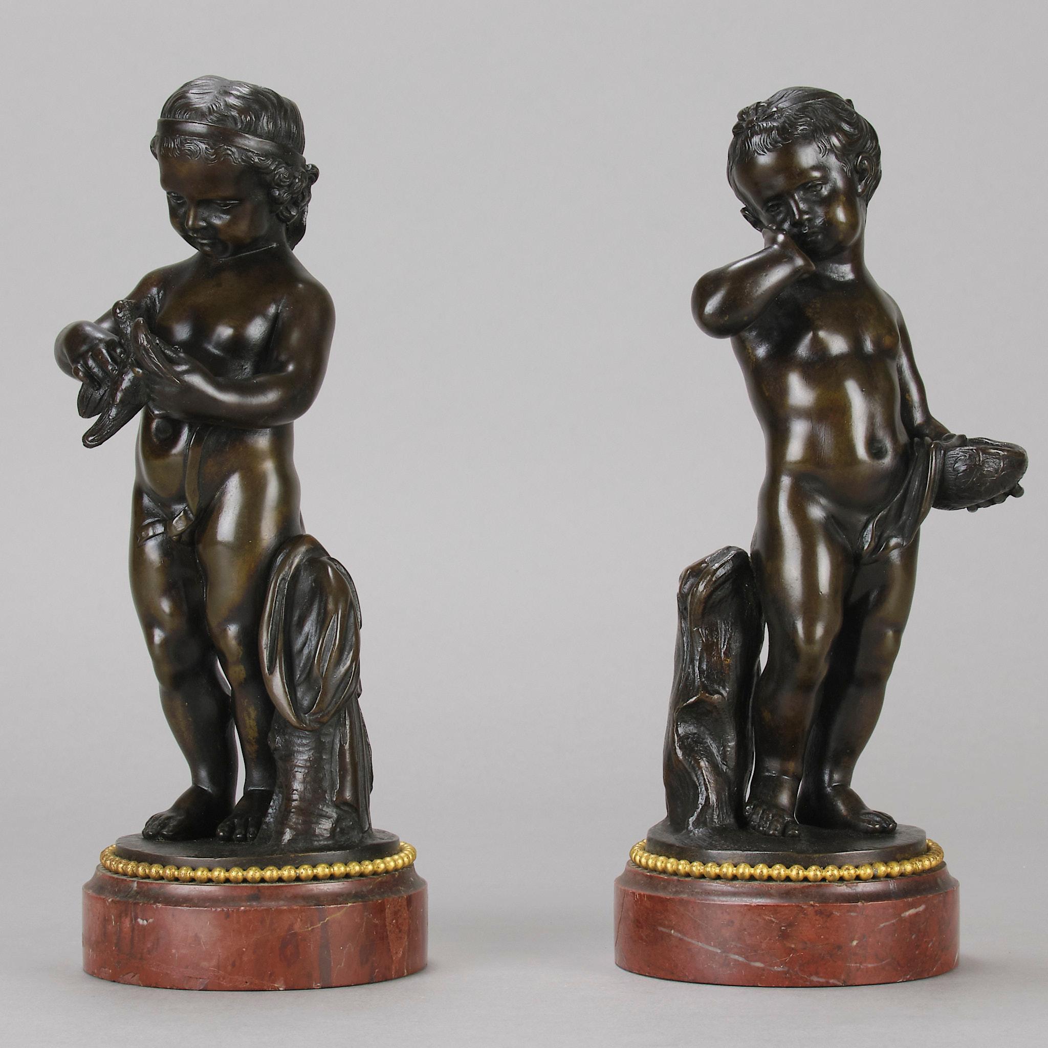 Bronzo francese Art Nouveau della fine del XIX secolo intitolato 