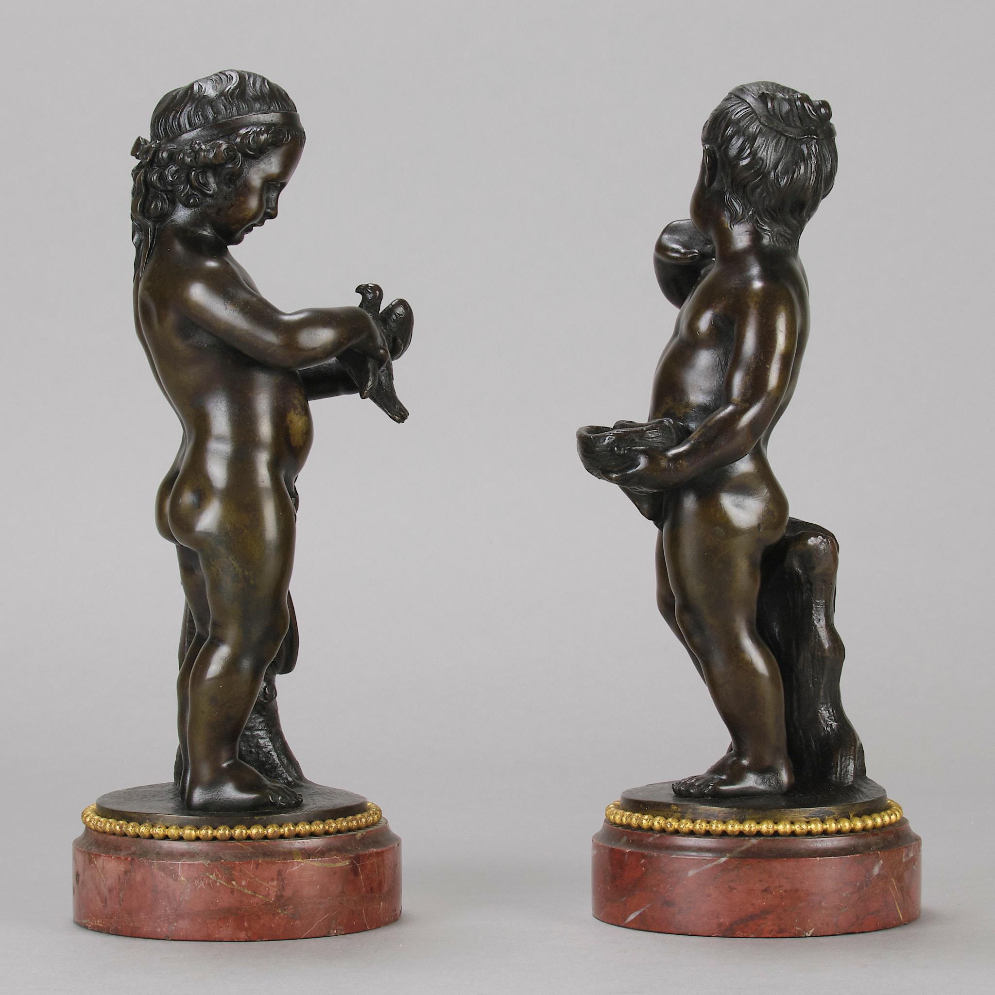 Bronzo francese Art Nouveau della fine del XIX secolo intitolato 