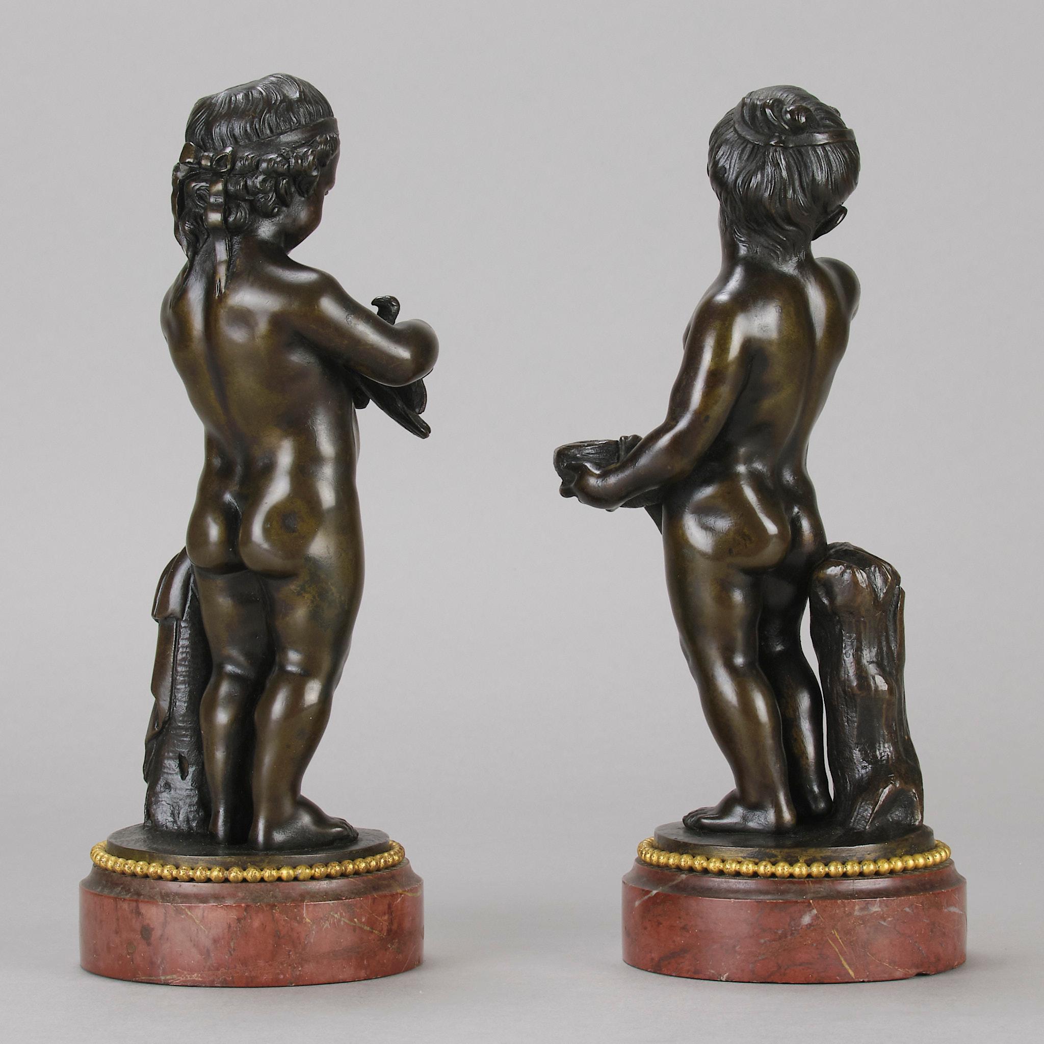 Bronzo francese Art Nouveau della fine del XIX secolo intitolato 