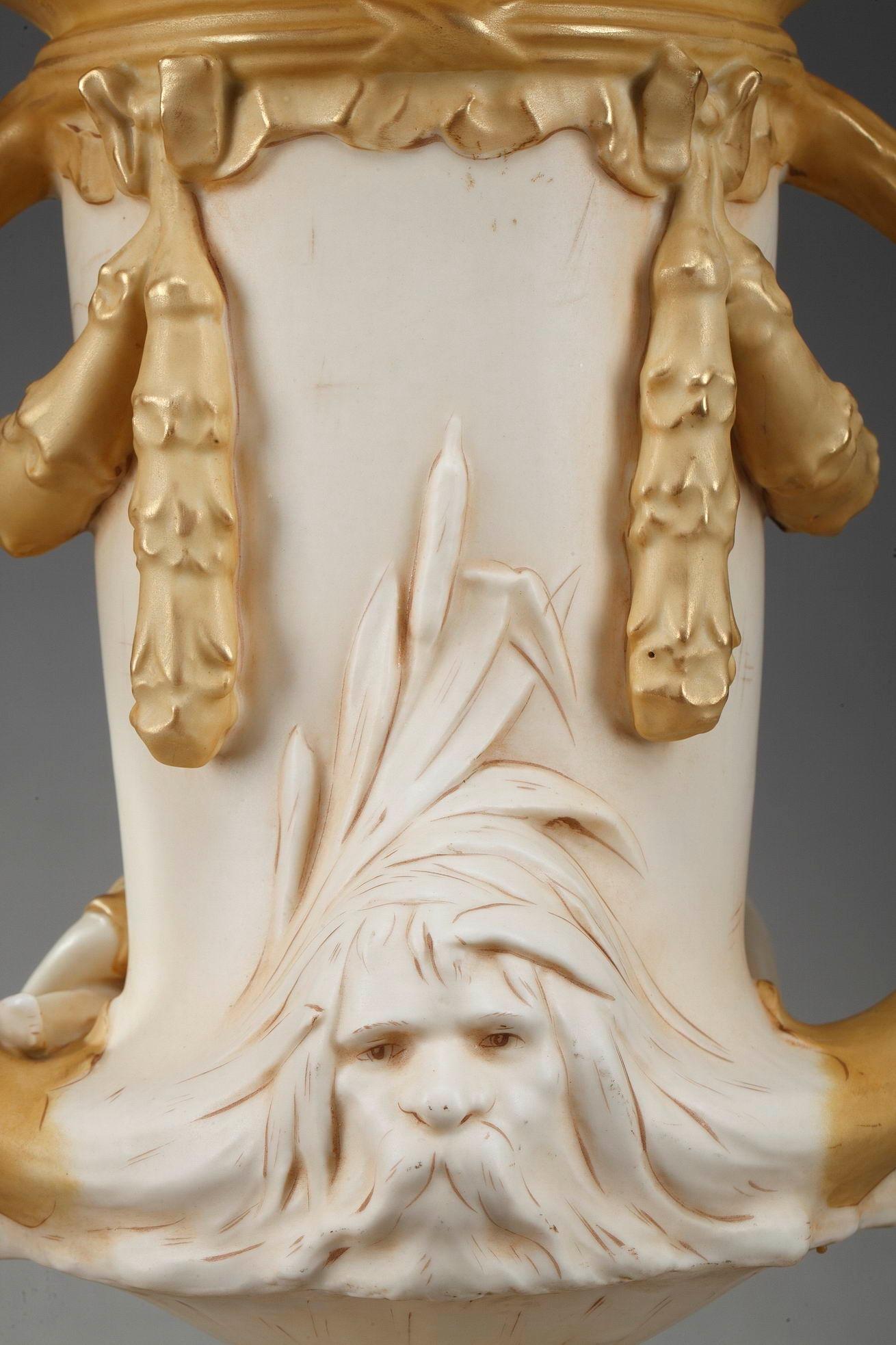 Late 19th Century Art Nouveau Royal Dux Bohemia Vases 6