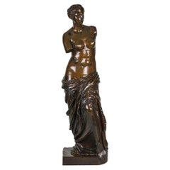 Late 19th Century Art Nouveau Sculpture "Venus de Milo" by F. Barbedienne