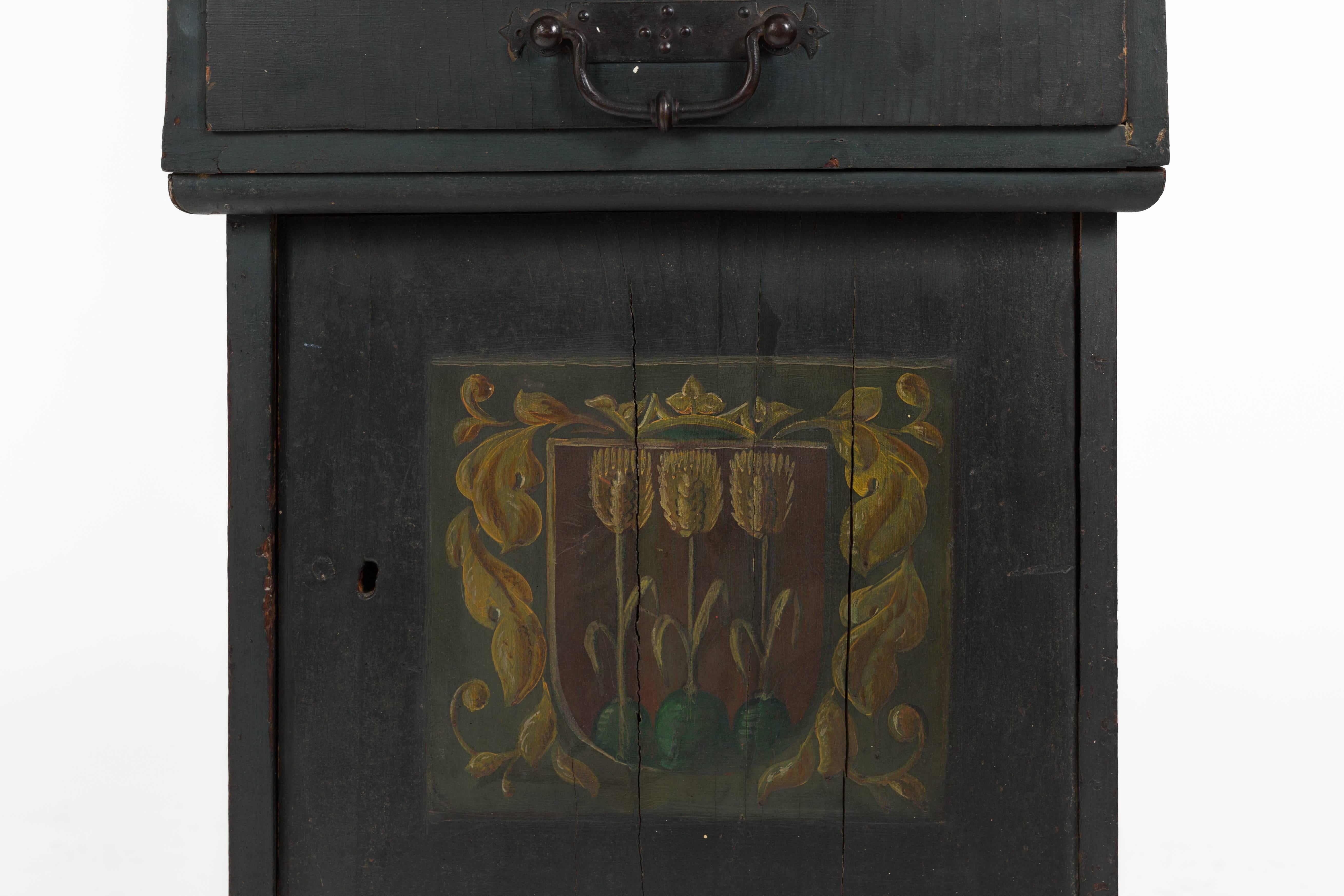 Late 19th Century Austrian Hand-Painted Cabinet 1
