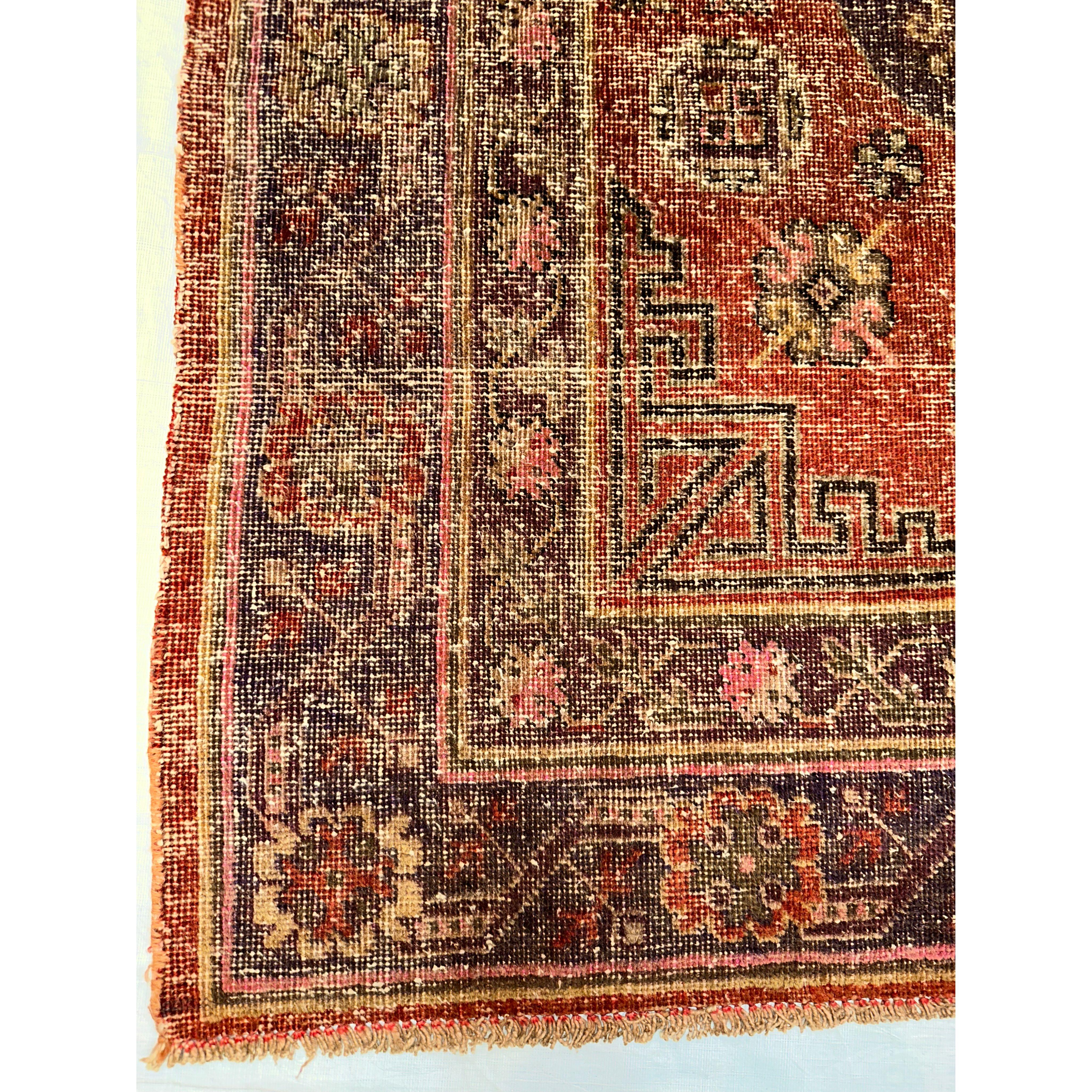 Other Late-19th Century Authentic Khotan Samarkand Rug For Sale