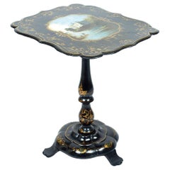Late 19th Century Auxiliary Table with a Tilting Top