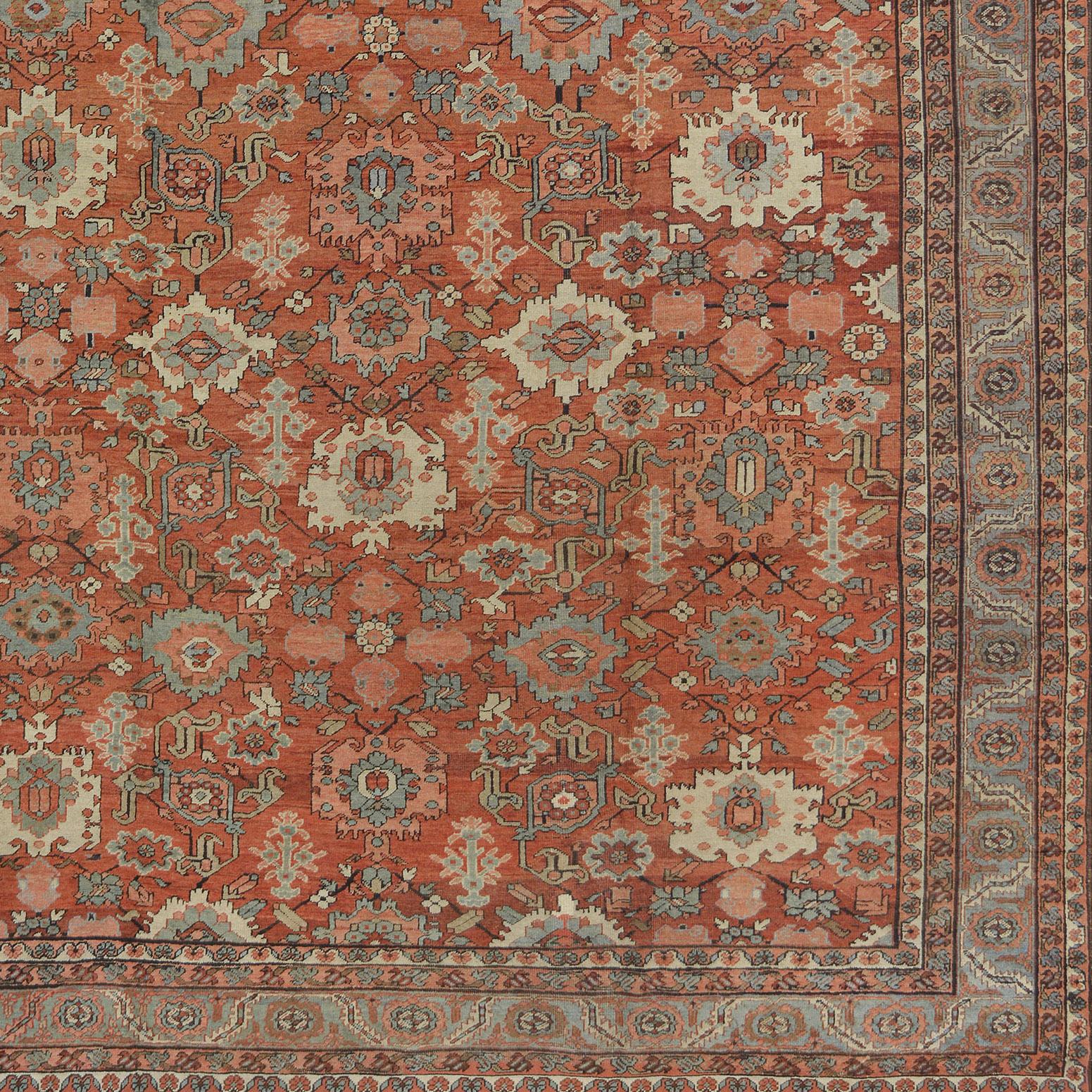 Persian Late 19th Century Bakhshaish Rug from North West Persia For Sale