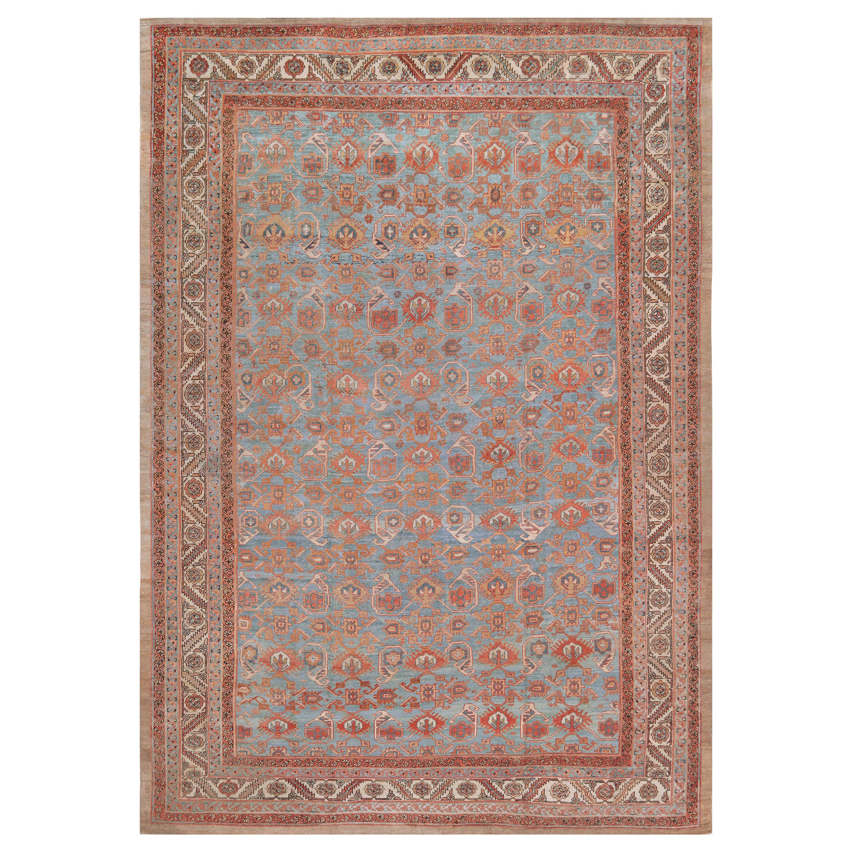 Late 19th Century Hand-Woven Bakhshaish Rug from North West Persia For Sale