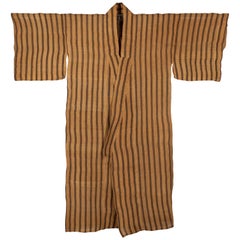 Late 19th Century Banana Fiber Kimono from Okinawa / Bashōfu, Japan