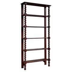 Late 19th Century Barley Twist Bookcase