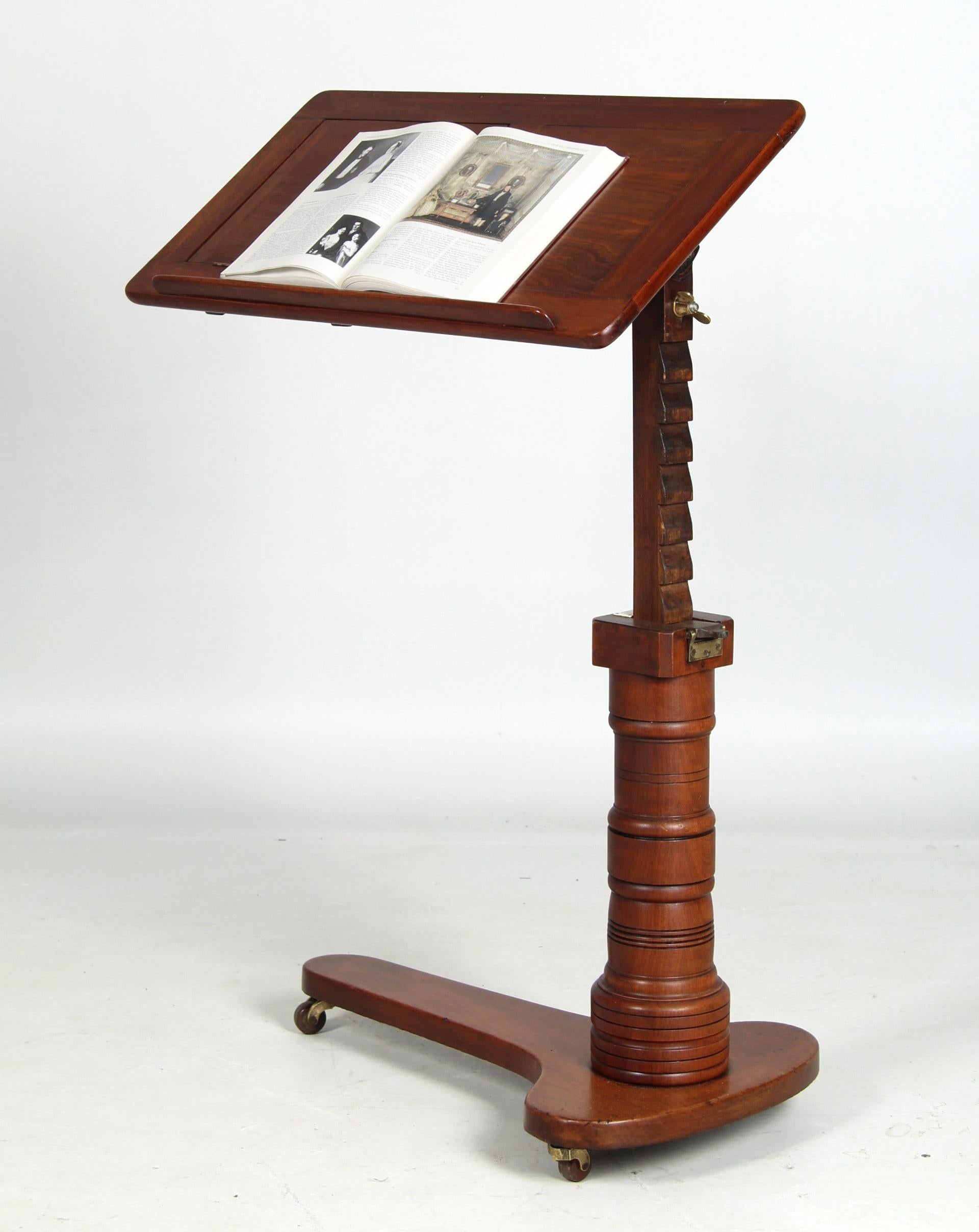 Late 19th Century Bedside Table, Desk and Reading Table, Lecture, London c. 1900 For Sale 7