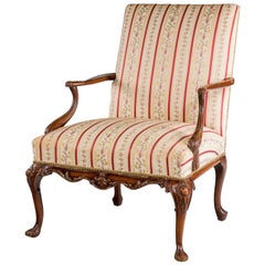 Used Late 19th Century Beech Framed Gainsborough Armchair