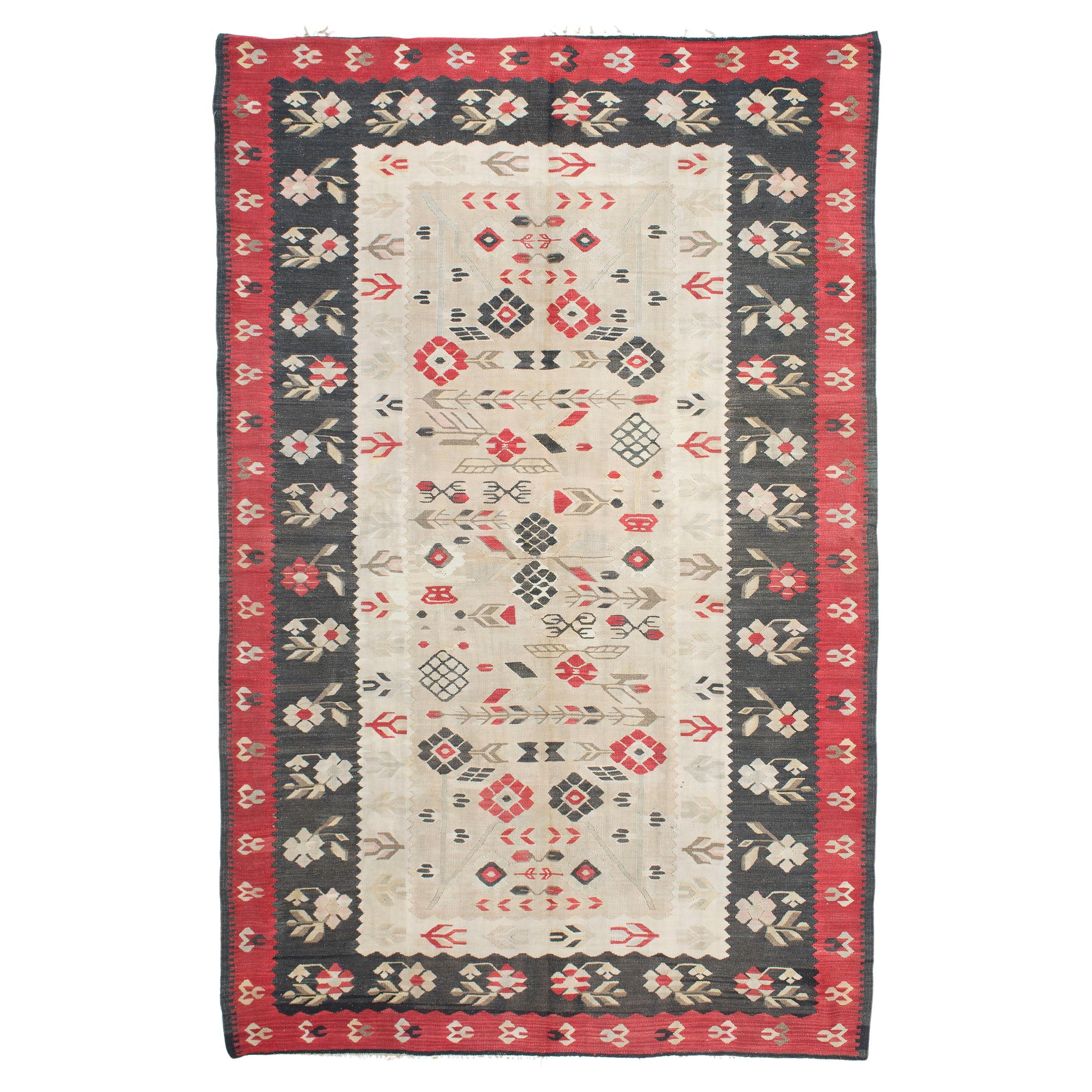 Late 19th Century Bessarabian Kilim For Sale