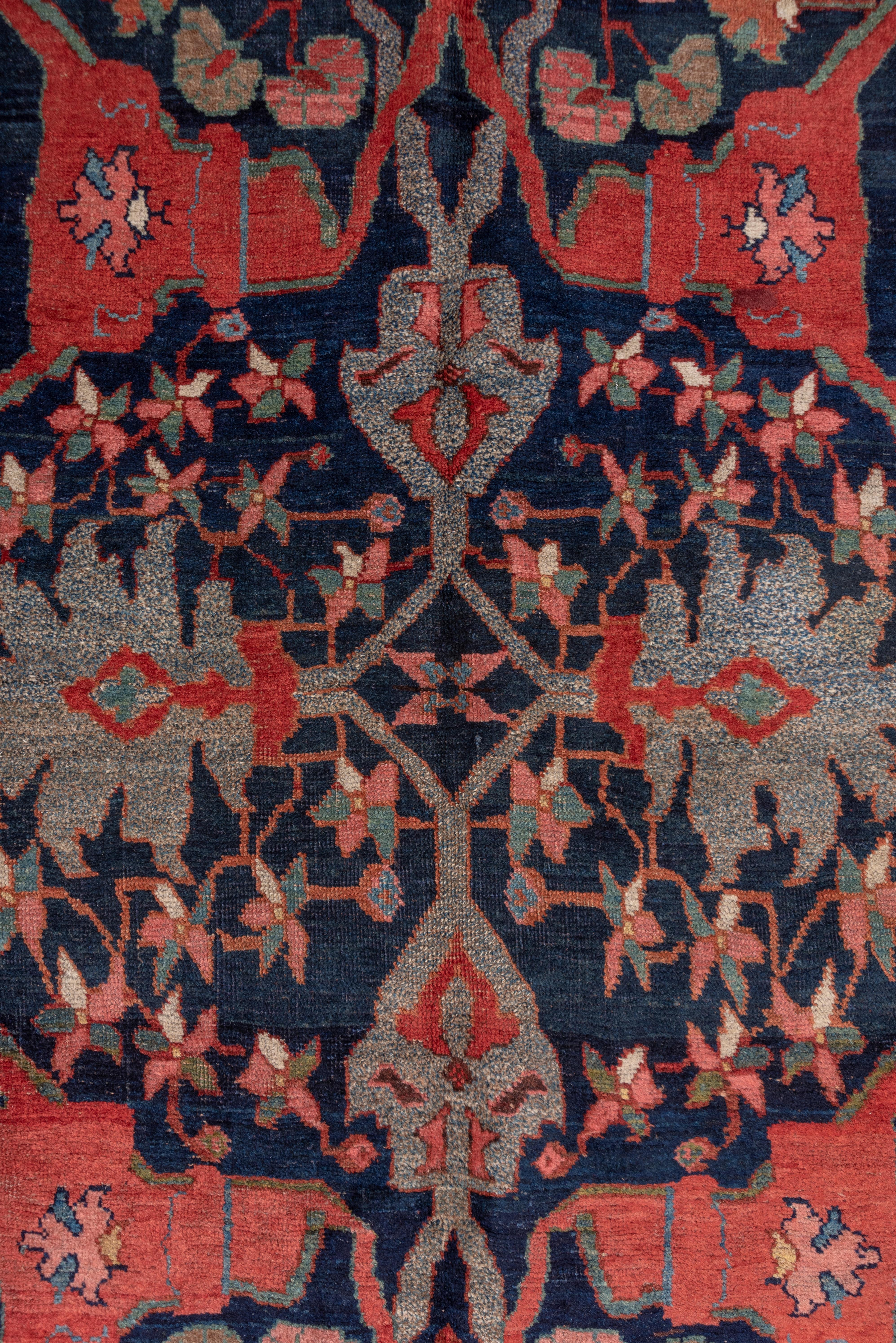 Sultanabad Late 19th Century Bidjar Mansion Carpet