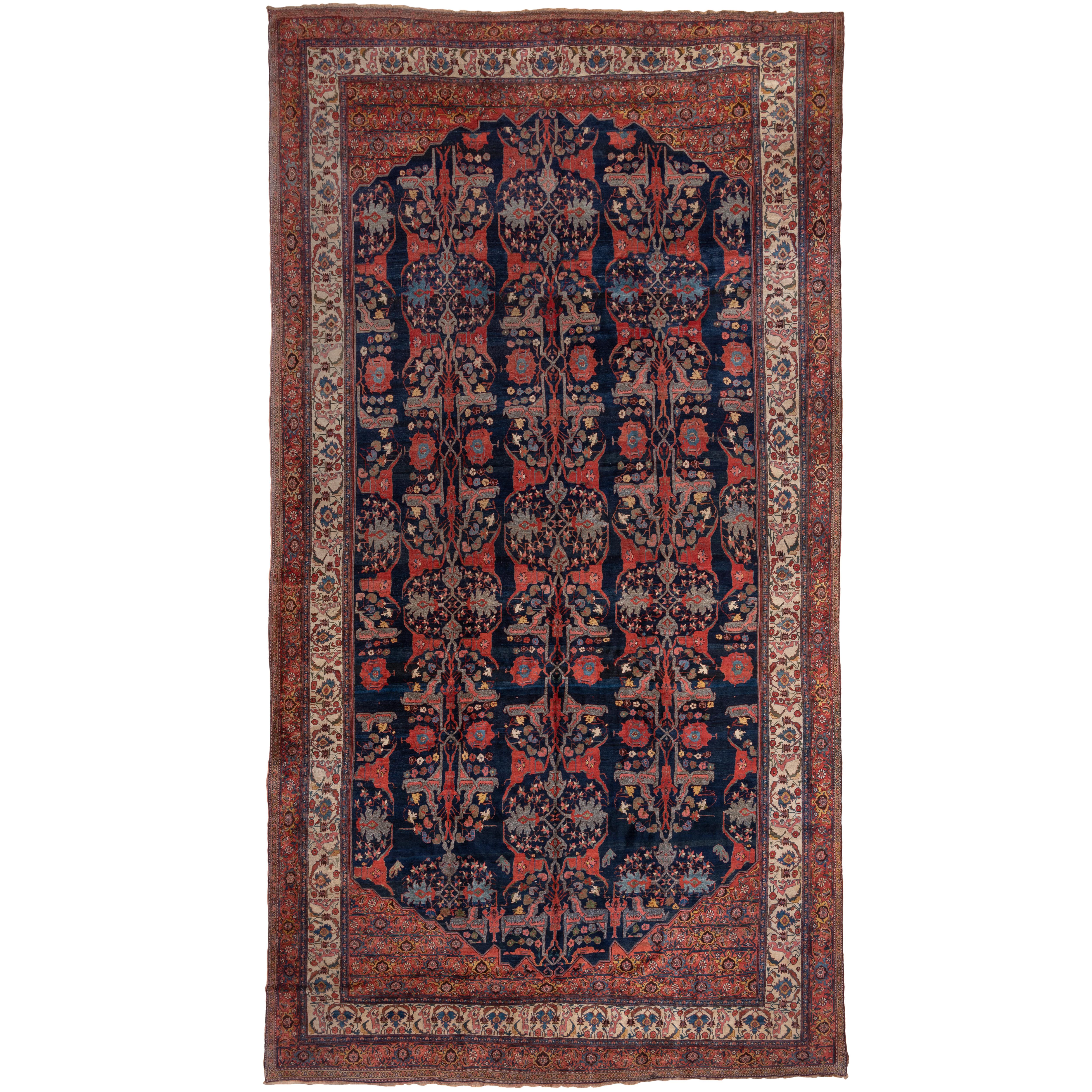 Late 19th Century Bidjar Mansion Carpet