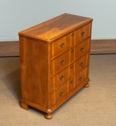 Commode en Oak Biedermeier de la fin du 19e siècle