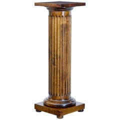 Late 19th Century Birch Column Pedestal