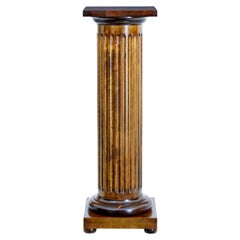 Late 19th Century Birch Column Pedestal