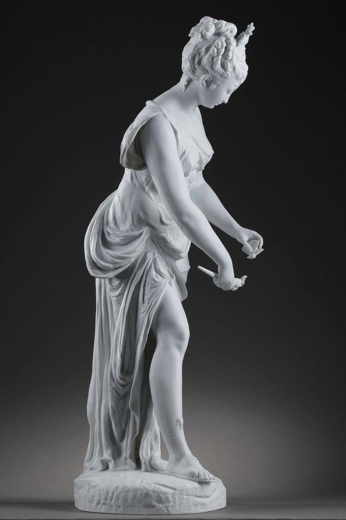 French Late 19th Century Bisque Figure Psyche