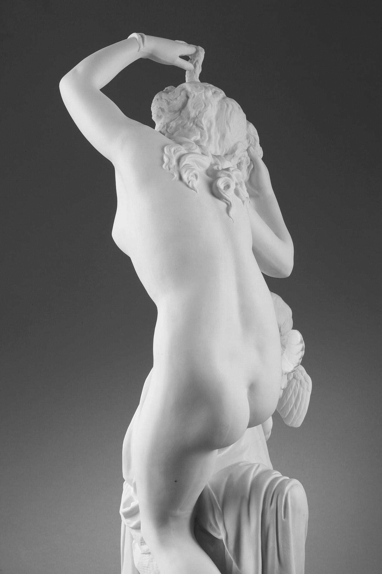 Late 19th Century Bisque Group Cupid and Psyche 4