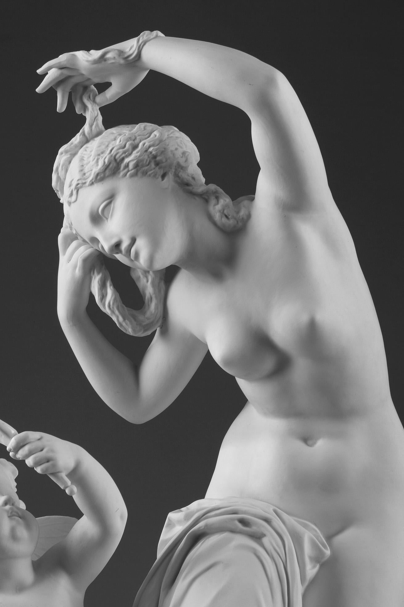 Late 19th Century Bisque Group Cupid and Psyche 1