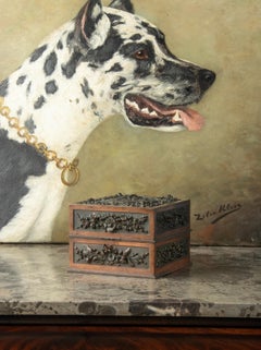 Late 19th Century Black Forest Bronze Decorative Box by Leopold Oudry & Cie.