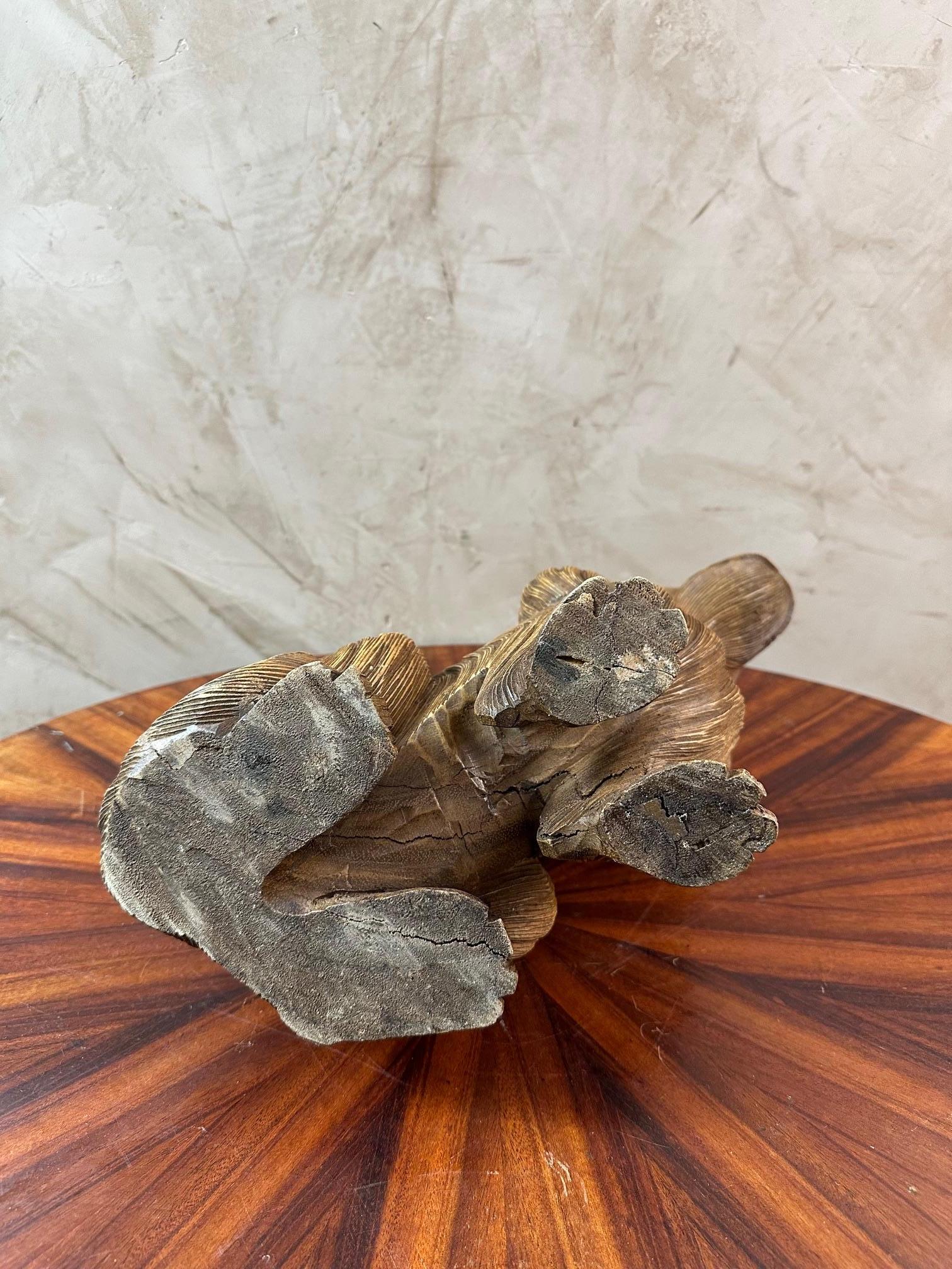 Late 19th century Black Forest Dog Sculpture, 1890s For Sale 6