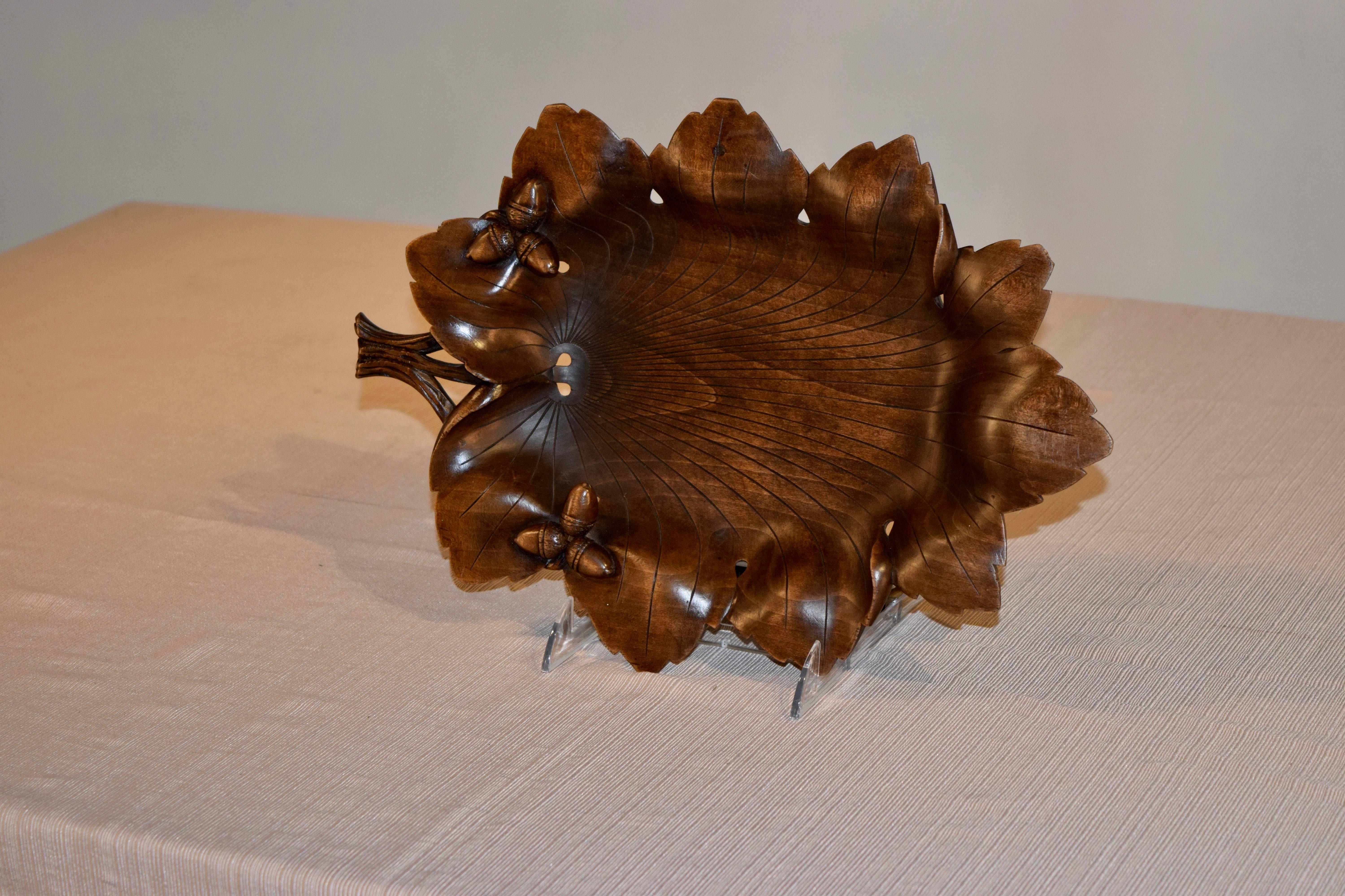 Fruitwood Late 19th Century Black Forest Tray