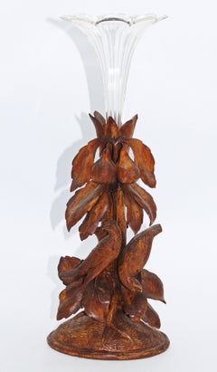 Late 19th Century Black Forest Vase Holder