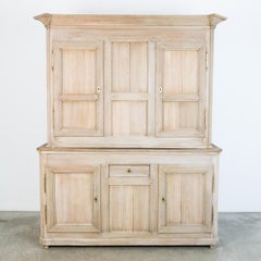 Late 19th Century Bleached Oak Buffet